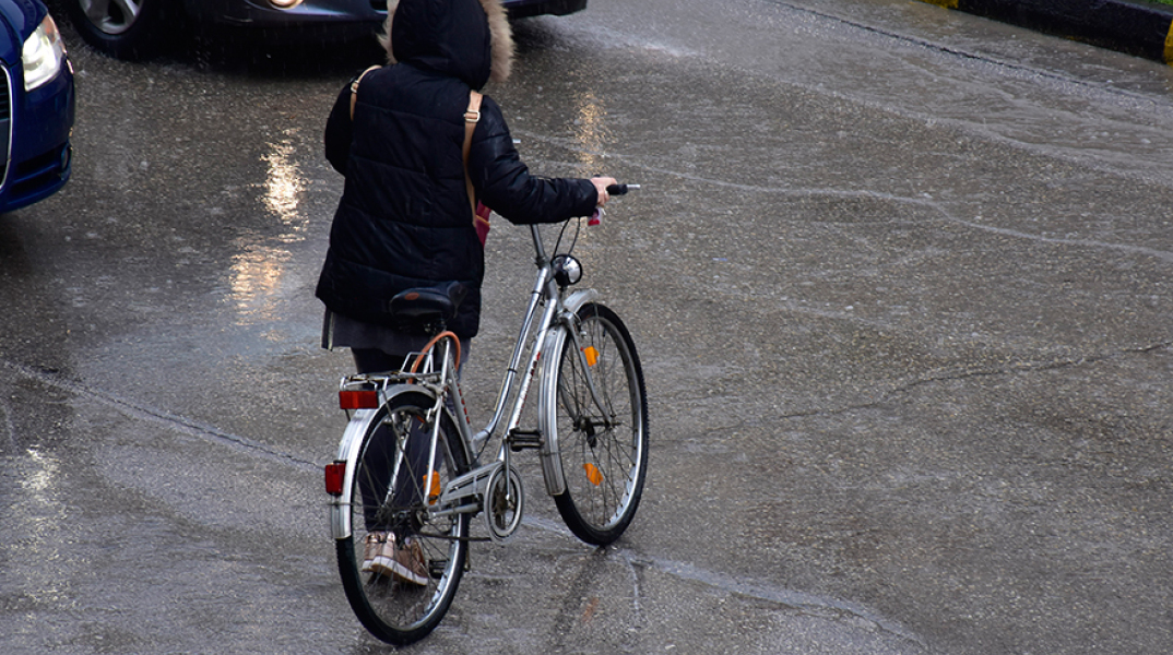 Βροχή στο Ναύπλιο 