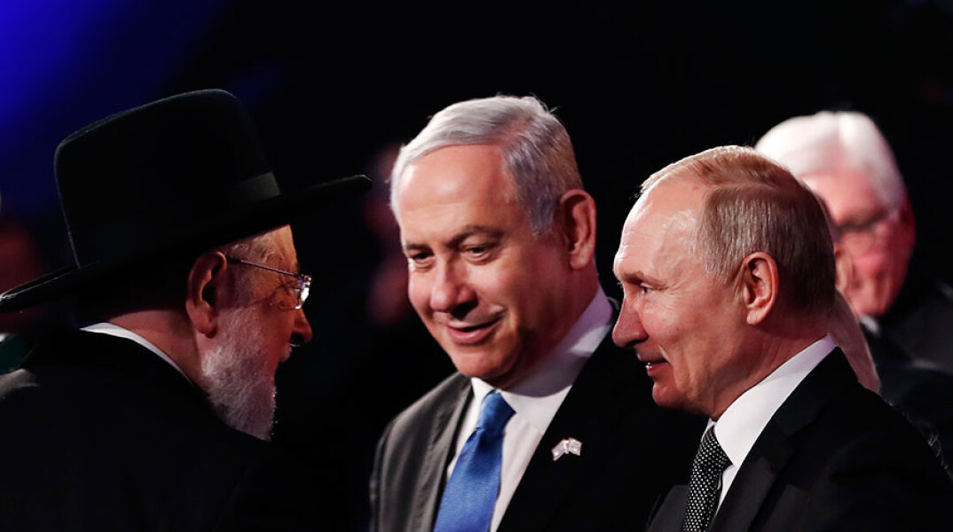 Μπενιαμίν Νετανιάχου και Βλαντίμιρ Πούτιν