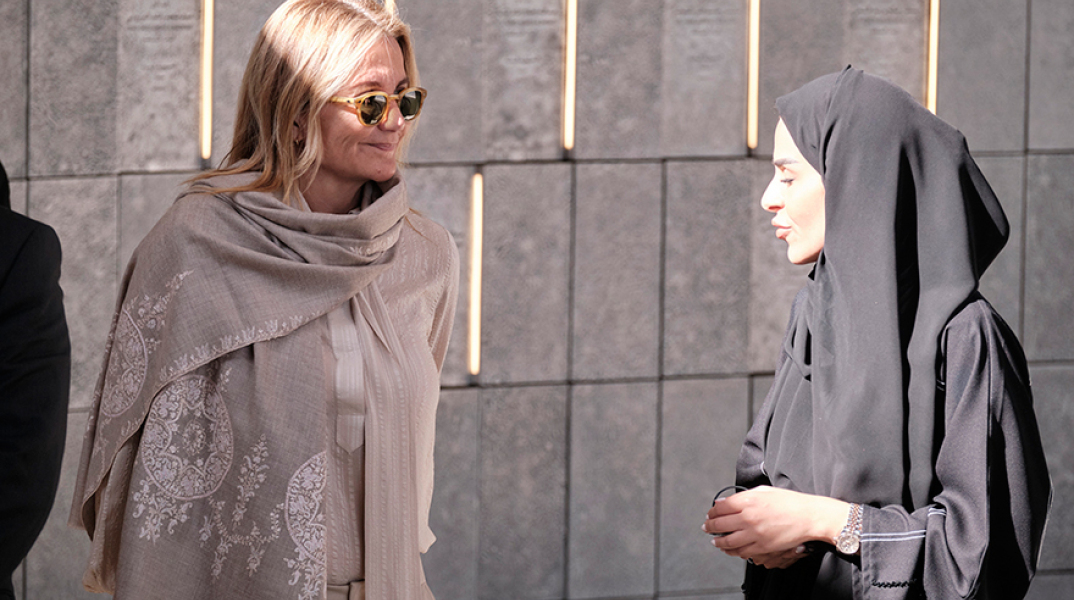 Η Μαρέβα Μητσοτάκη στο Αμπού Ντάμπι