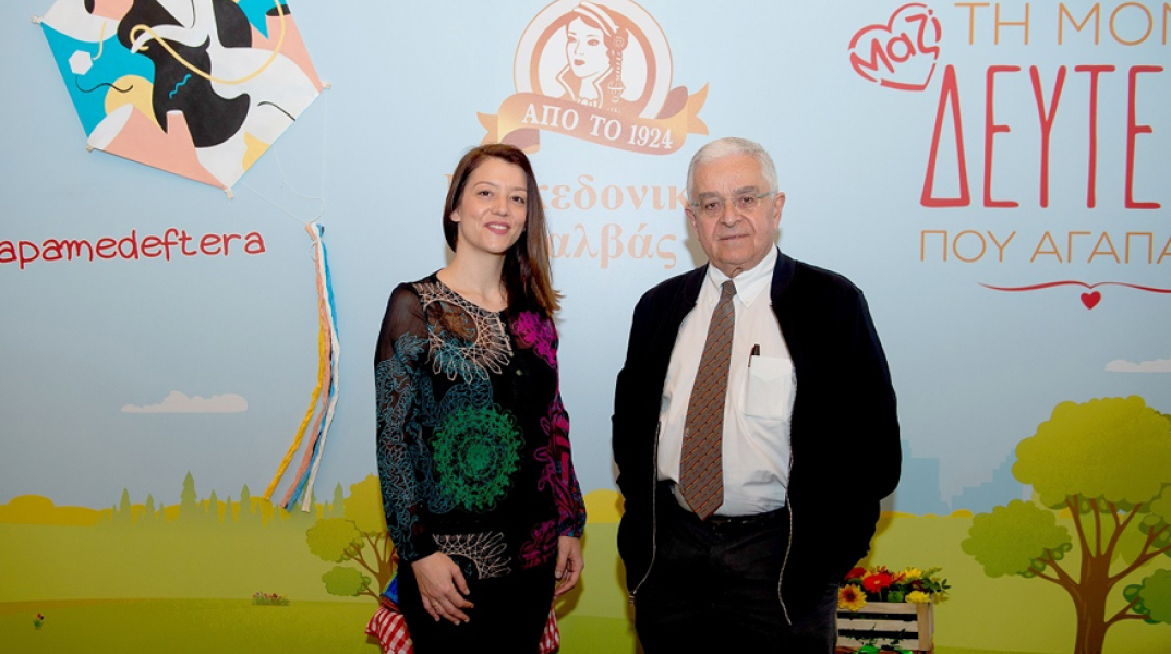 Λήδα Παπάζογλου-Βατσάκη, Marketing Manager Αφοί Χαΐτογλου και Ιωάννης Παπαδάτος, Πρόεδρος του Σωματείου ΠΝΟΗ – Φίλοι Εντατικής Θεραπείας Παιδιού