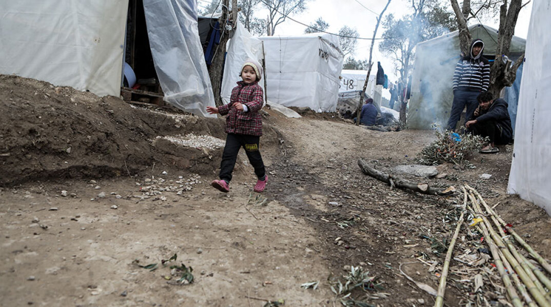 Καταυλισμός προσφύγων και μεταναστών στη Μόρια
