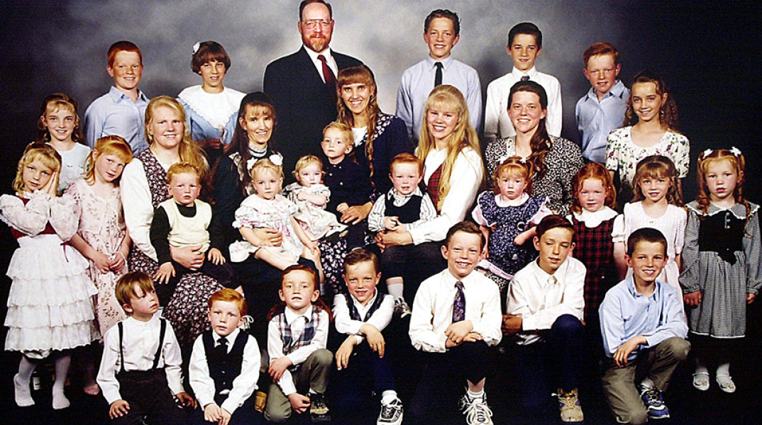 Οικογένεια πολύγαμου Μορμόνου της Γιούτας 