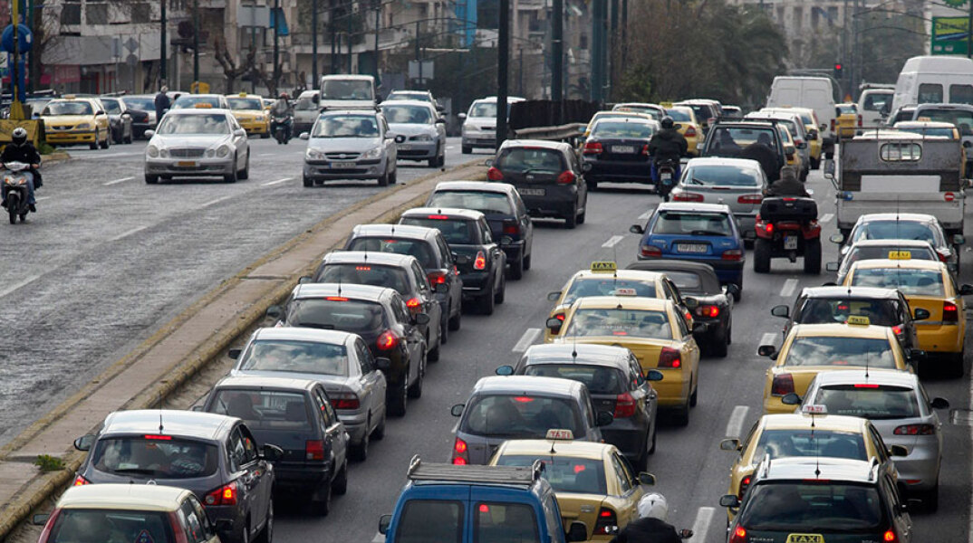 Μποτιλιάρισμα στη λεωφόρο Κηφισίας