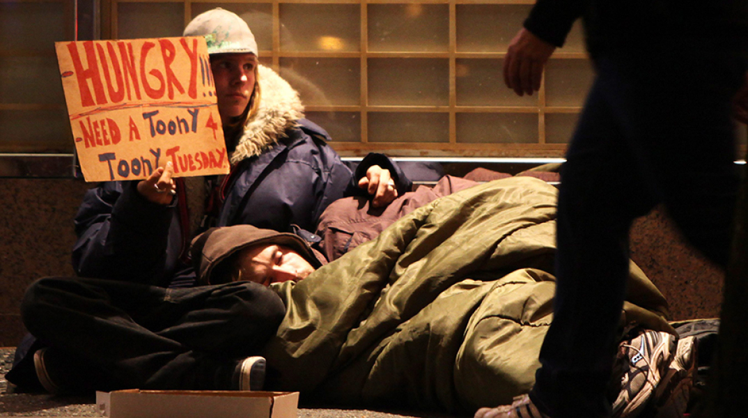 Άστεγος στον Καναδά