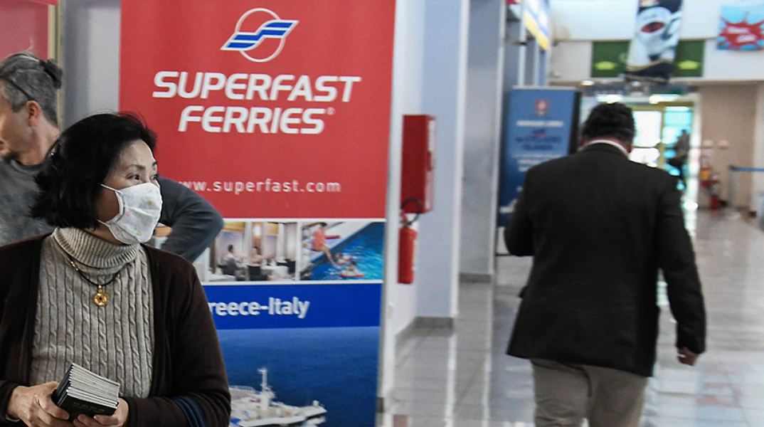 Στιγμιότυπο από το λιμάνι της Πάτρας