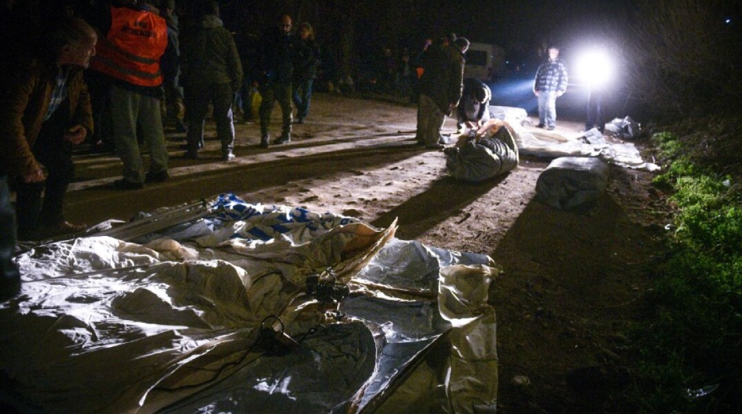 Μετανάστες στη Λέσβο