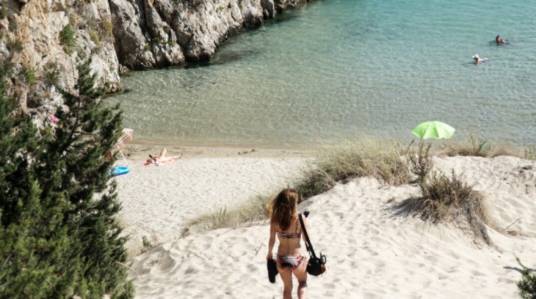 Παραλία Βοϊδοκοιλιάς στη Μεσσηνία