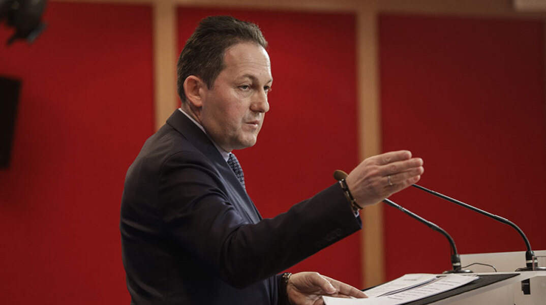 Ο κυβερνητικός εκπρόσωπος Στέλιος Πέτσας