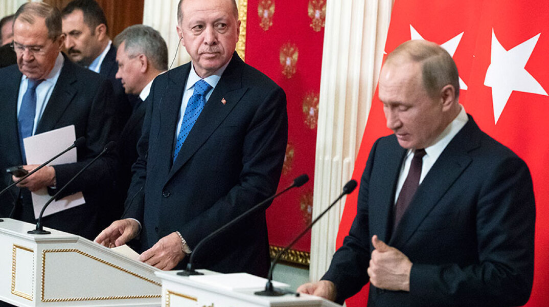 Κοινή συνέντευξη Τύπου Ερντογάν - Πούτιν