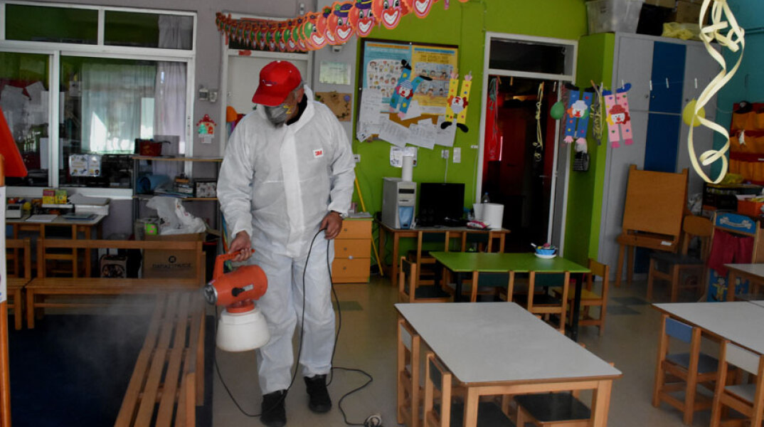 Κορωνοϊός - απολύμανση 