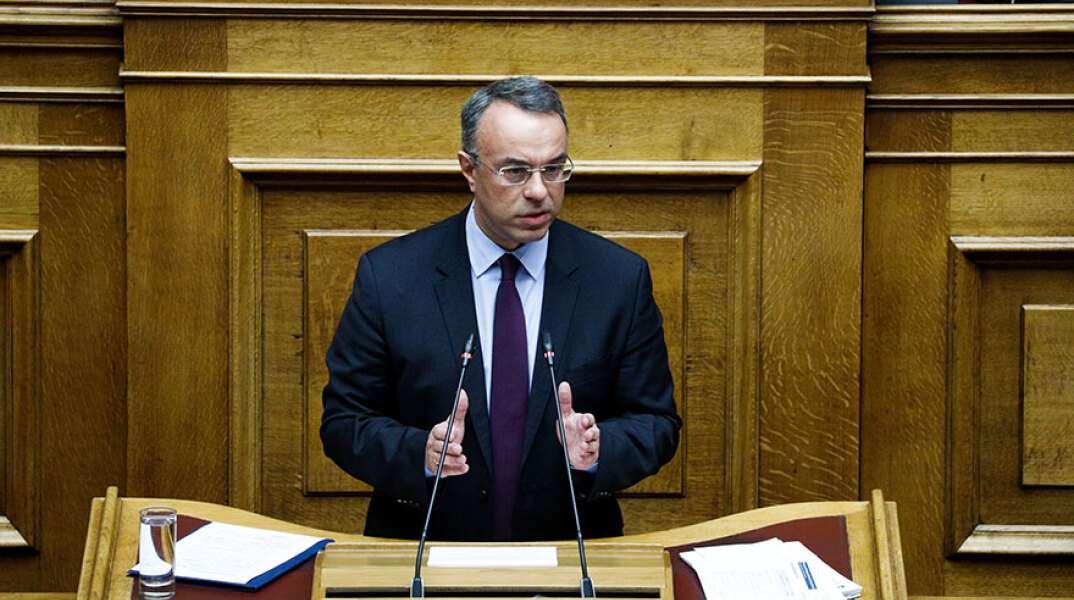 Ο Χρήστος Σταϊκούρας στην Βουλή
