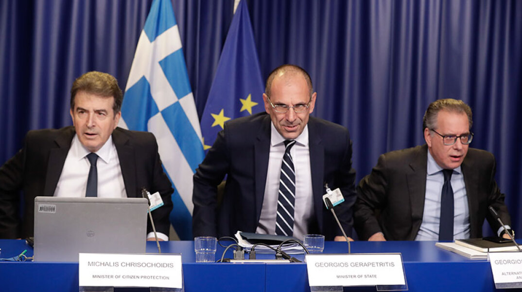 Χρυσοχοΐδης - Γεραπετρίτης - Κουμουτσάκος στο έκτακτο συμβούλιο των υπουργών Εσωτερικών και Δικαιοσύνης των χωρών της ΕΕ για το μεταναστευτικό