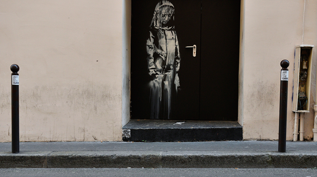 Έργο του Banksy στο Παρίσι