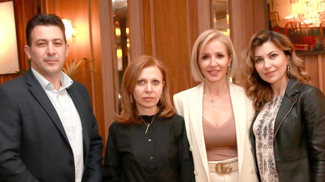 Αρτίν Βαντανιάν, CEO, Maruga Group Greece, Ινέσσα Σαακιάν, Marketing Director, Maruga Group International, Θεοδώρα Φατσέα, Δερματολόγος Αφροδισιολόγος, Ντόρα Καραπετιάν, Executive Director, Maruga Group Greece.