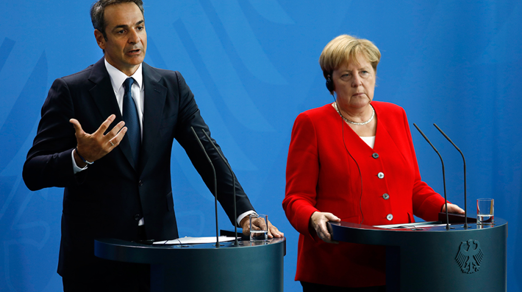 Κυριάκος Μητσοτάκης, Άνγκελα Μέρκελ