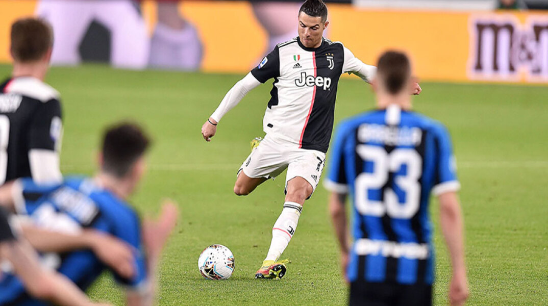 Ο Κριστιάνο Ρονάλντο στο Γιουβέντους-Ίντερ