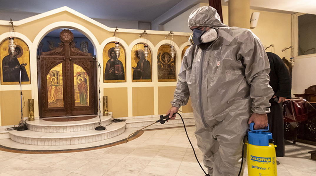 Κορωνοϊός, εκκλησία