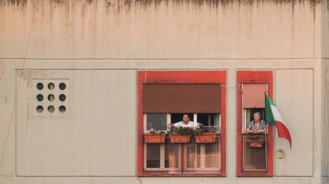 Ιταλοί σε καραντίνα εξαιτίας της πανδημίας του κορωνοϊού