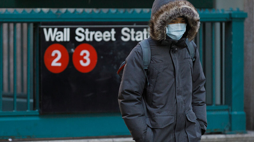 Νέες μεγάλες απώλειες στη Γουόλ Στριτ λόγω κορωνοϊού