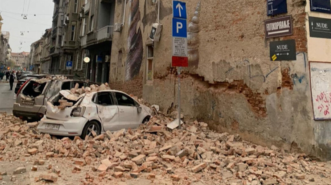 Υλικές ζημιές από τον ισχυρό σεισμό μεγέθους 5,3 βαθμών της κλίμακας Ρίχτερ στην Κροατία