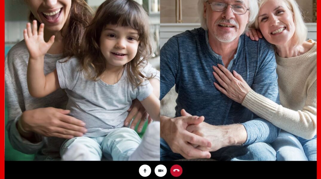 Εικόνα από τη νέα καμπάνια της Vodafone με 4 ανθρώπους διαφορετικών ηλικιών