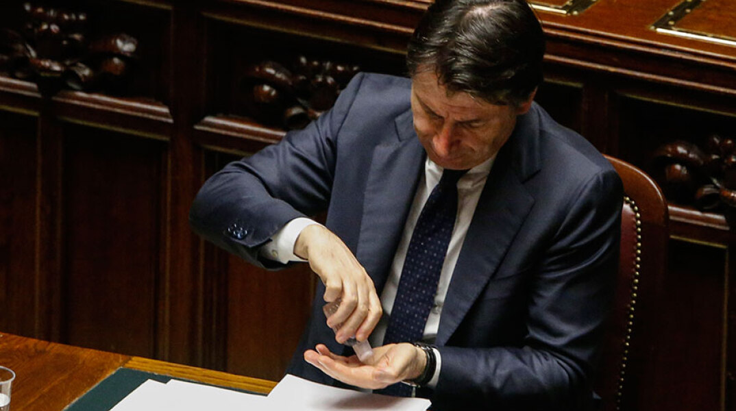 Ιταλία-Κορωνοϊός: Ο πρωθυπουργός της χώρας Τζουζέπε Κόντε