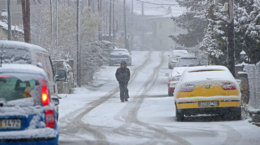Χιόνια στον Χιορτιάτη