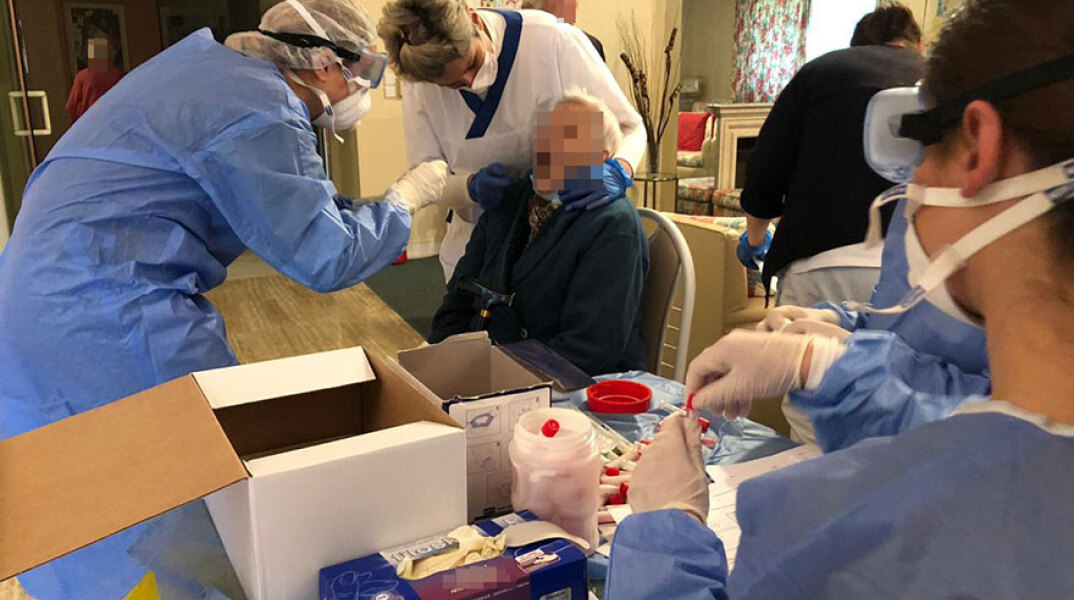 Κλιμάκιο του ΕΟΔΥ στο Γηροκομείο Αθηνών για τον κορωνοϊό