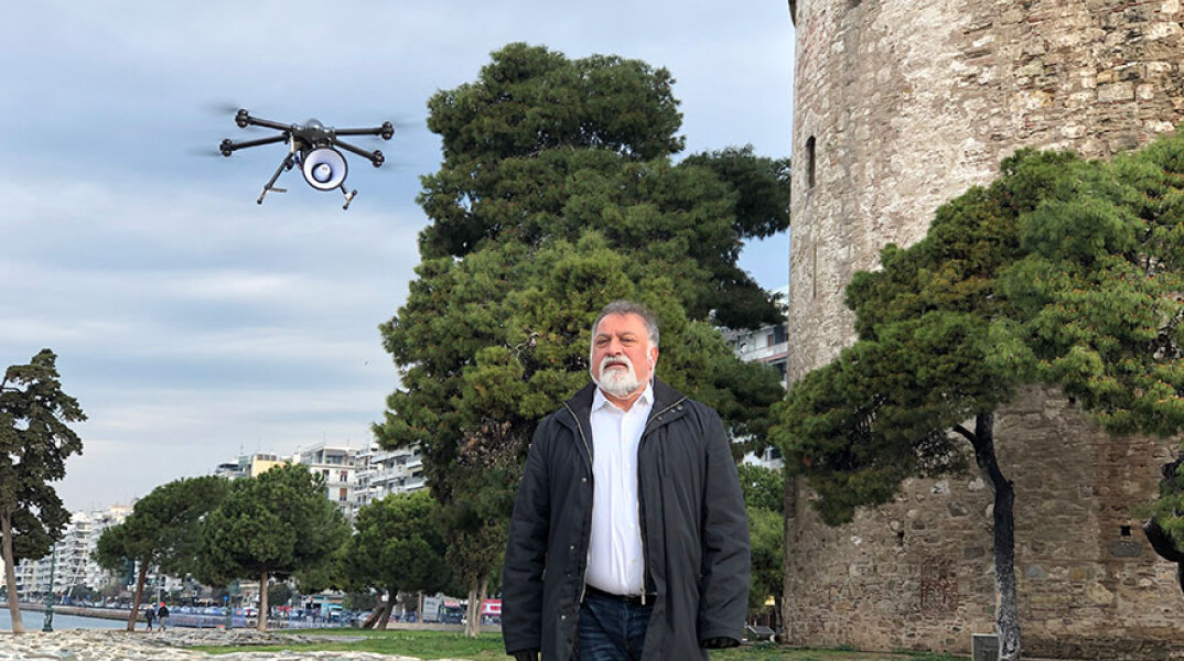 Drone στη Νέα Παραλία της Θεσσαλονίκης 