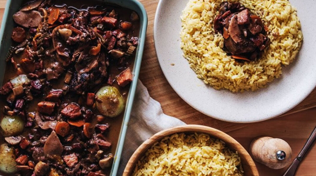 Μοσχαράκι bourguignon