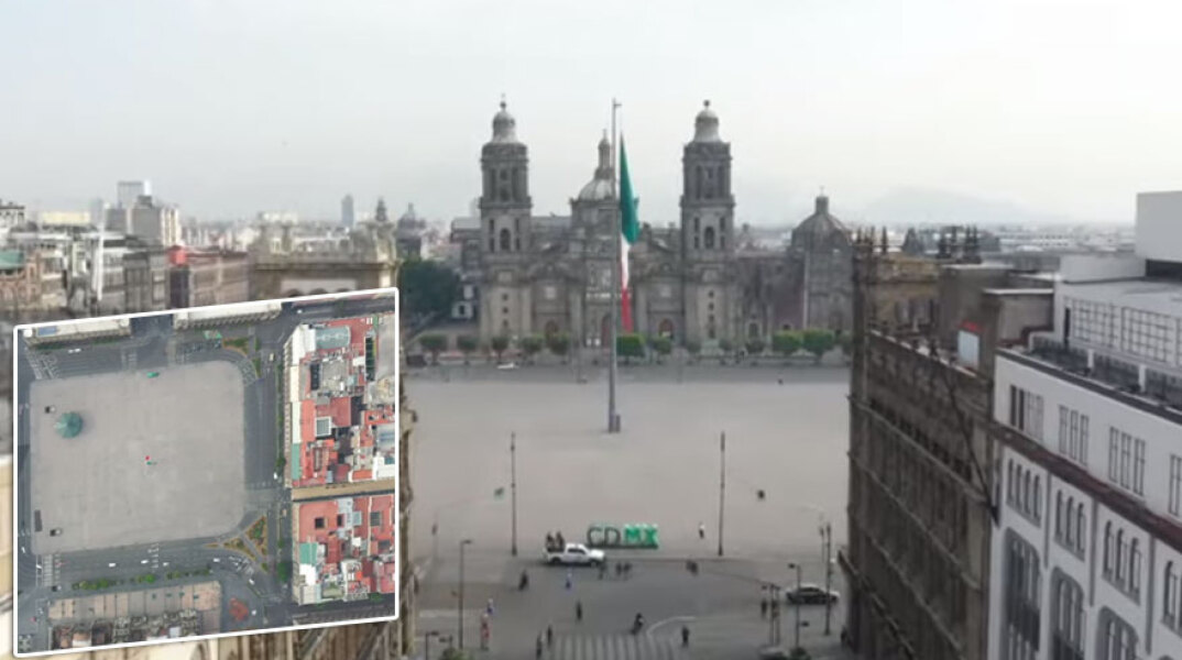 Ερημιά στην Πόλη του Μεξικού λόγω κορωνοϊού