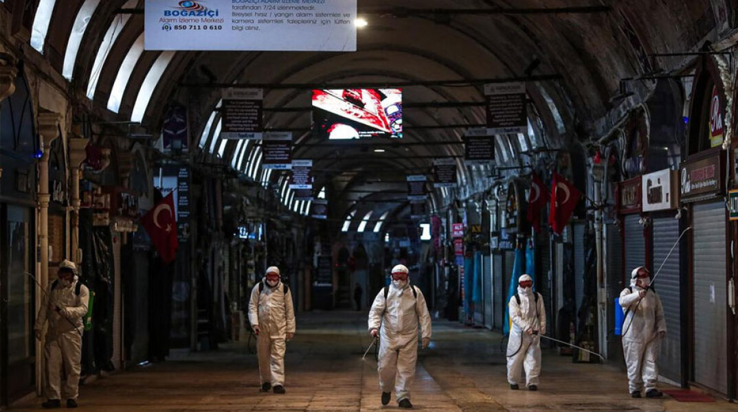 Ξεπέρασαν τους 1.000 οι νεκροί από κορωνοϊό στην Τουρκία