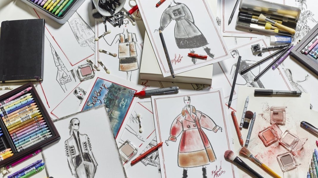 Σκίτσα του Karl Lagerfeld