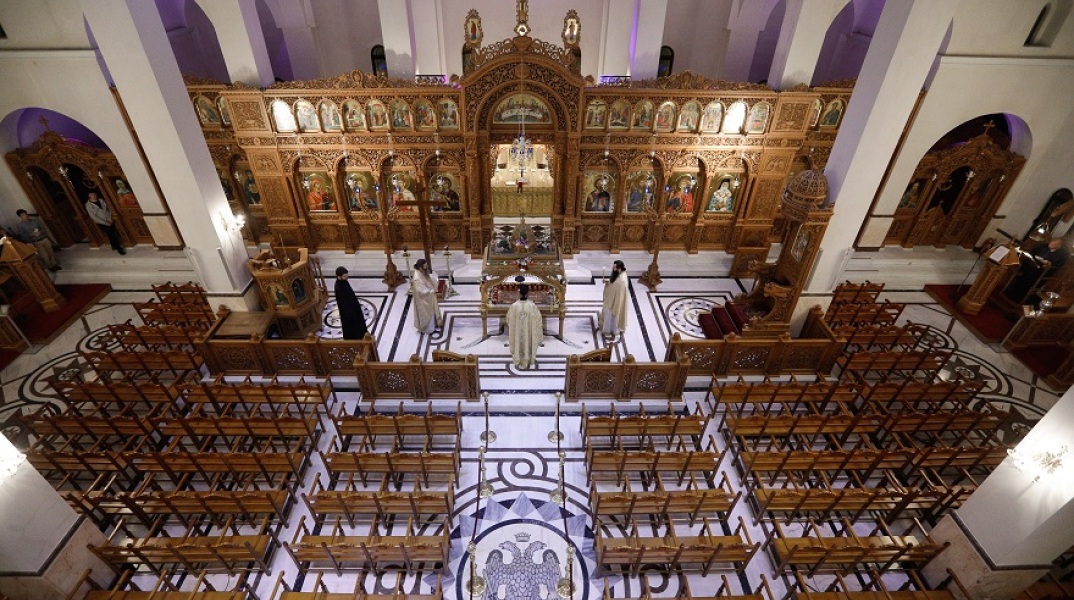 Άδεια εκκλησία - Φωτογραφία Αρχείου