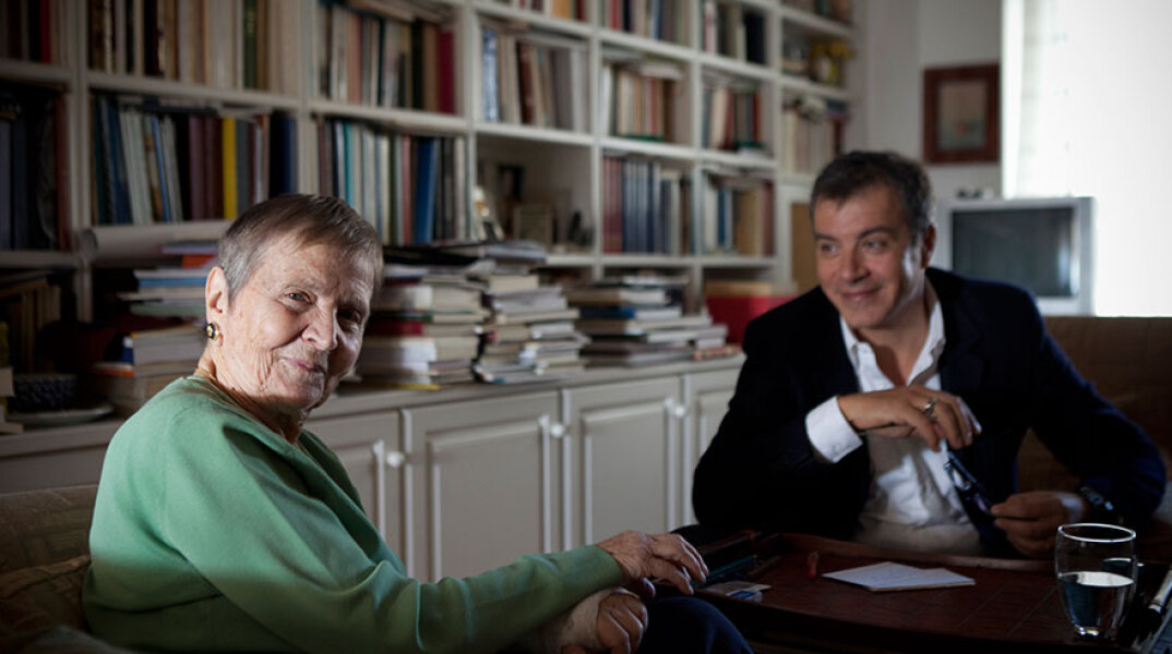 Ελένη Γλύκατζη-Αρβελέρ - Σταύρος Θεοδωράκης