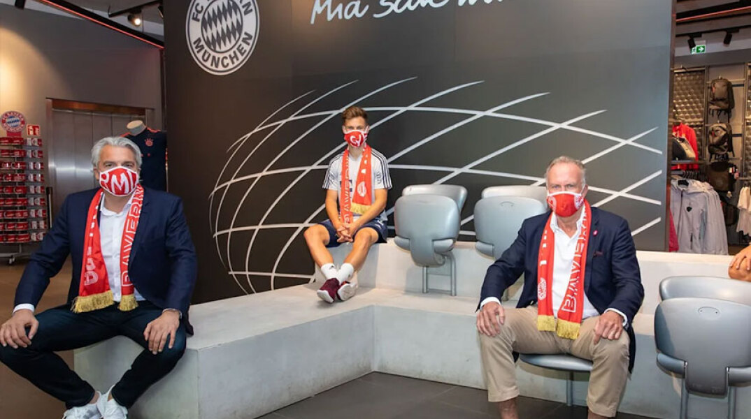 Μάσκες για τον κορωνοϊό στα χρώματα της Μπάγερν Μονάχου