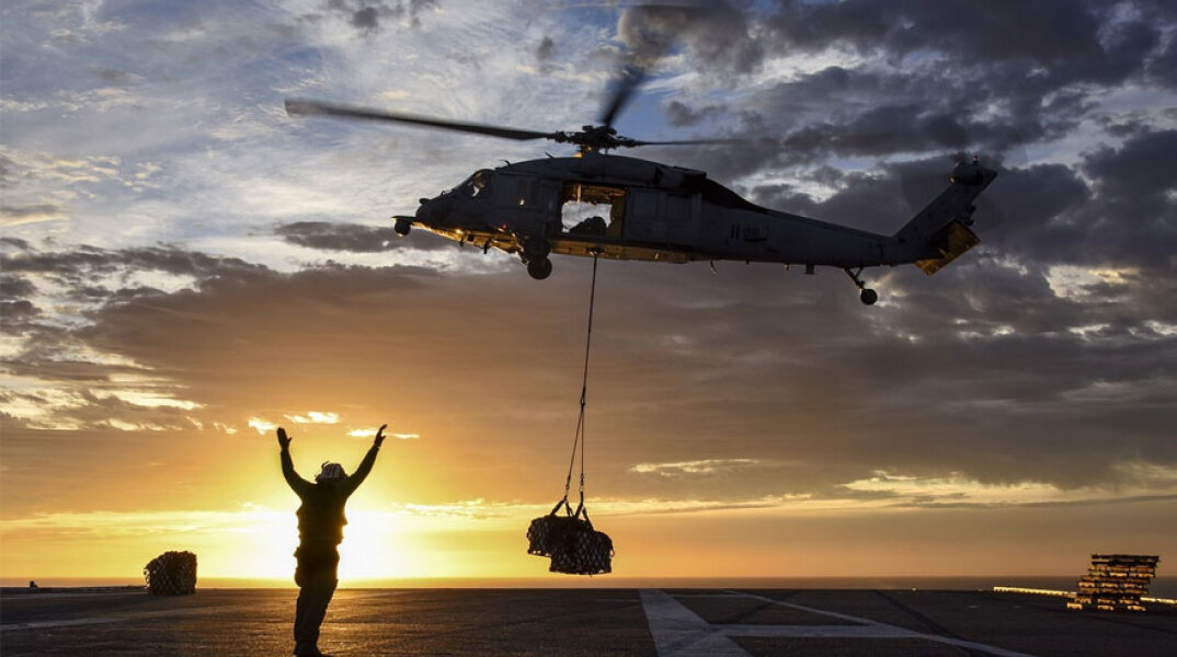 Συντριβή ελικοπτέρου του ΝΑΤΟ δυτικά της Κεφαλονιάς