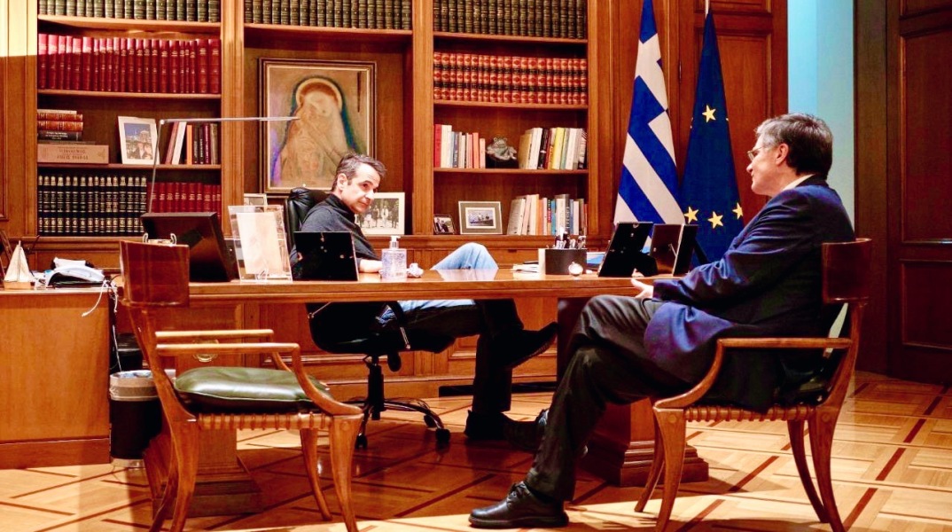 Κυριάκος Μητσοτάκης - Σωτήρης Τσιόδρας 