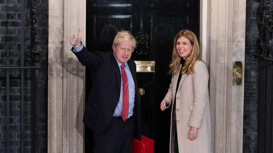 Μπόρις Τζόνσον και Κάρι Σίμοντς 