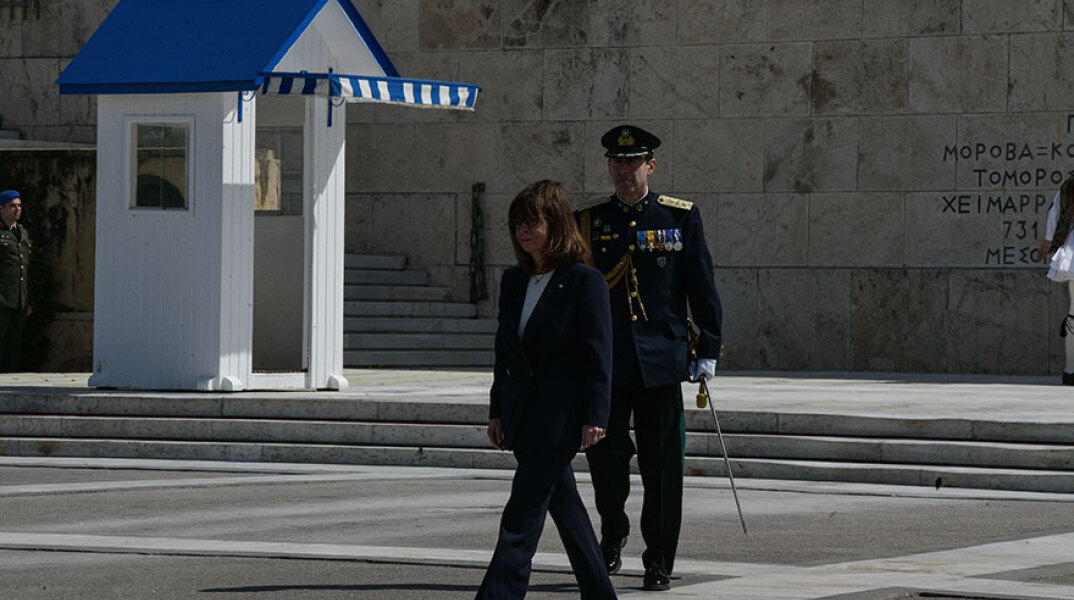 Η Πρόεδρος της Δημοκρατίας Αικατερίνη Σακελλαροπούλου