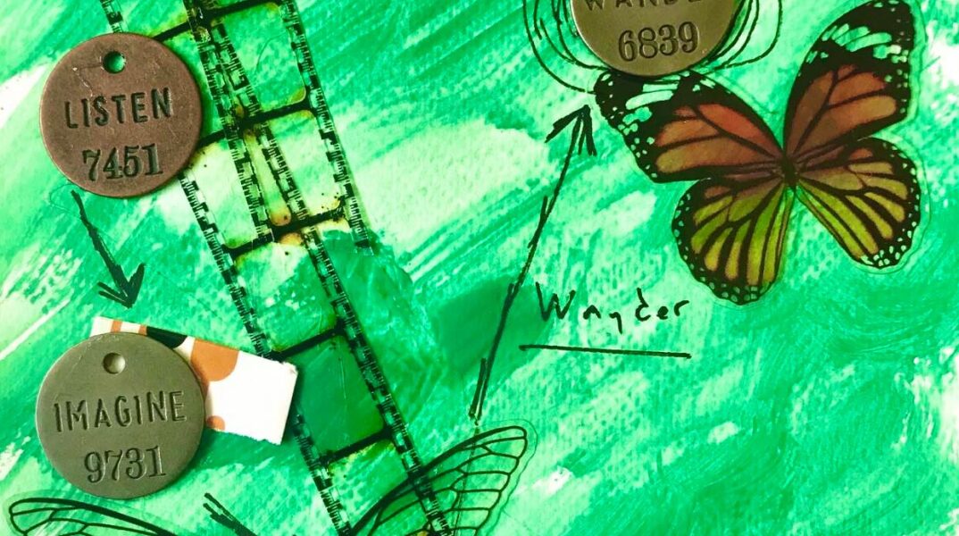 Σκίτσο που έκανε ο Γιώργος Φλωράκης