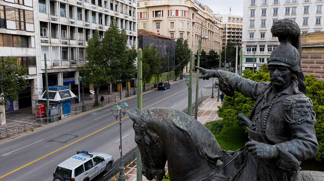 Η Αθήνα τις ημέρες της καραντίνας 