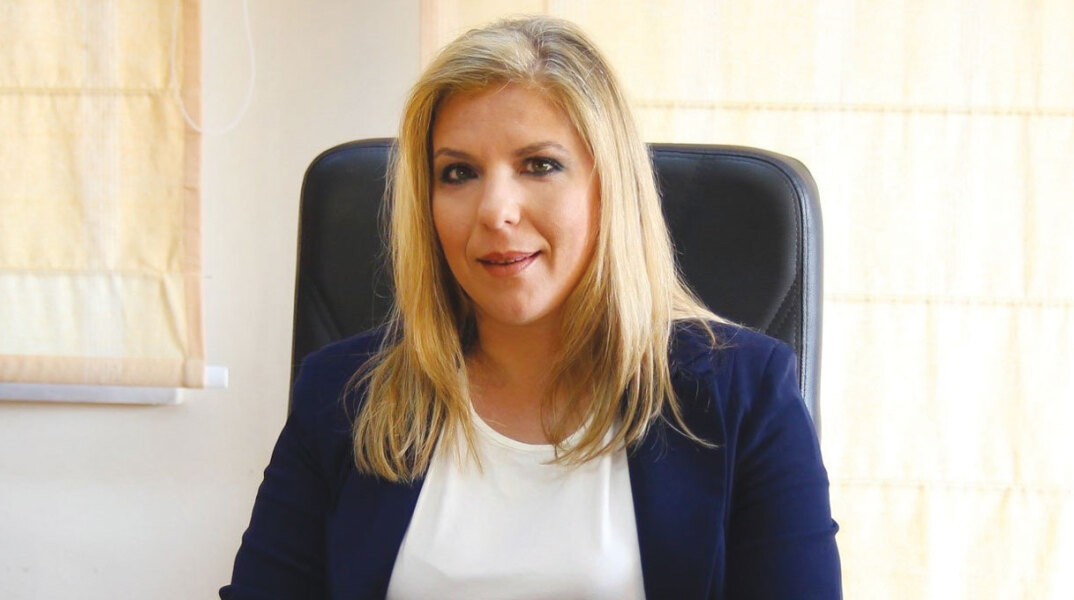 Η Μαρία Συρεγγέλα, γενική γραμματέας Οικογενειακής Πολιτικής και Ισότητας των Φύλων