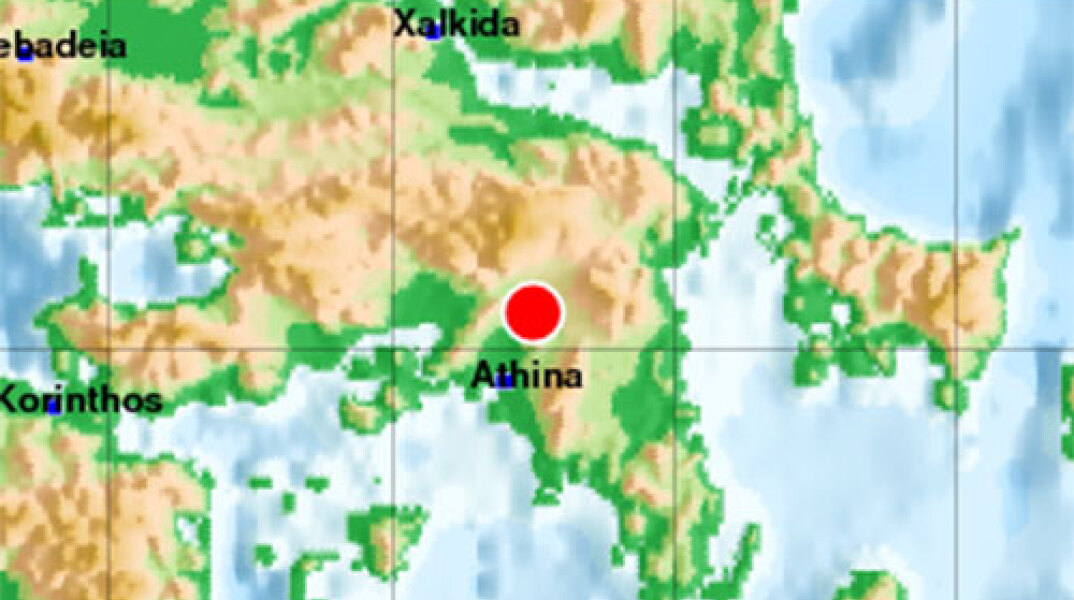 Το επίκεντρο της δόνησης © gein.noa.gr