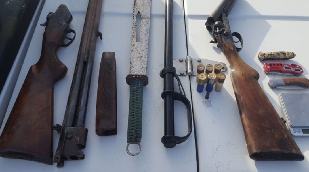 «Μίνι» οπλοστάσιο διατηρούσε σπίτι του 67χρονος στην Κρήτη