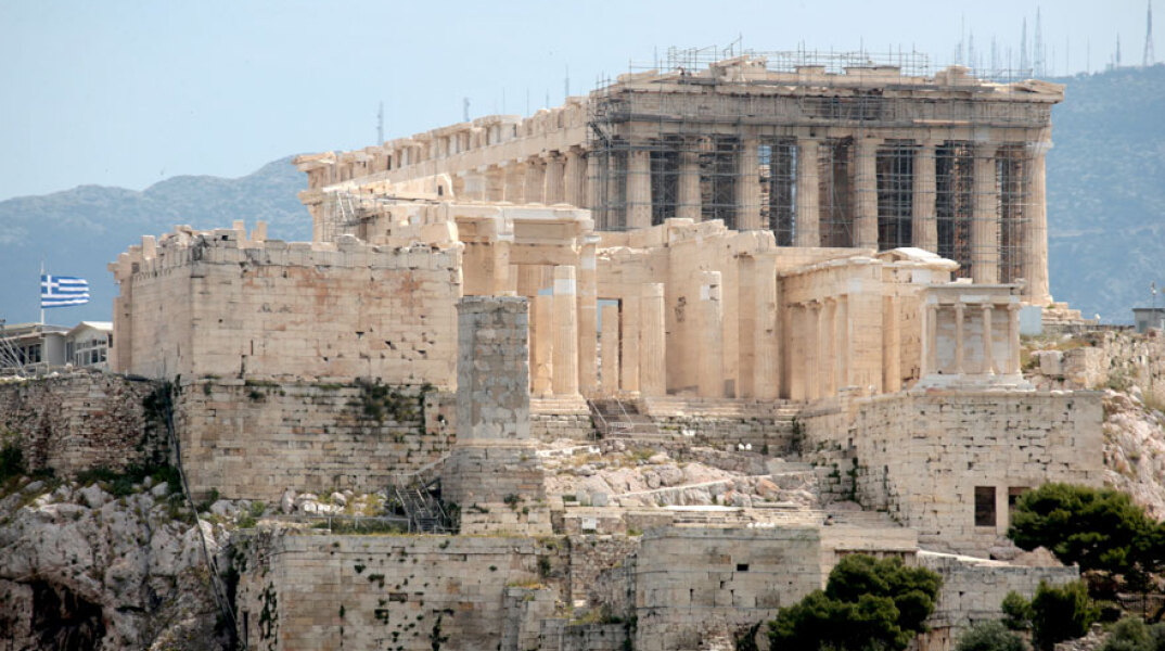 Άποψη της Ακρόπολης από το λόφο της Πνύκας