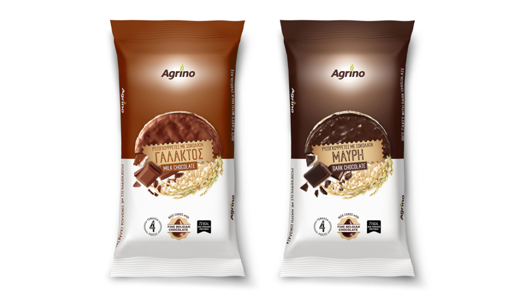 Ρυζογκοφρέτες με Σοκολάτα: Γάλακτος και Μαύρη τώρα από την Agrino