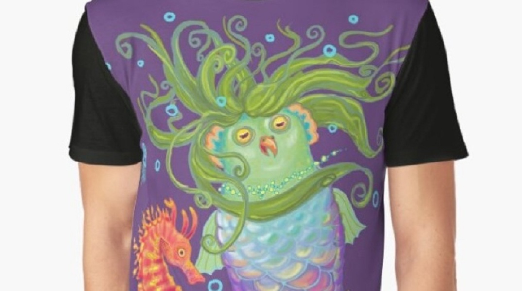 Μπλούζα με τη μορφή της Amabie