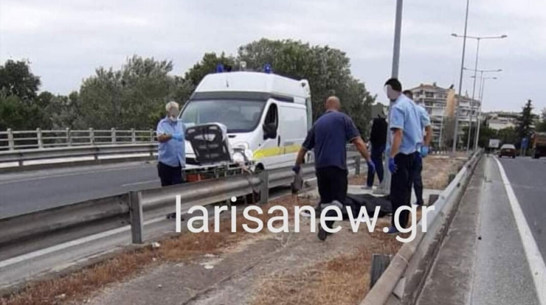 Τροχαίο δυστύχημα στη Λάρισα: Νεκρός ο οδηγός μηχανής