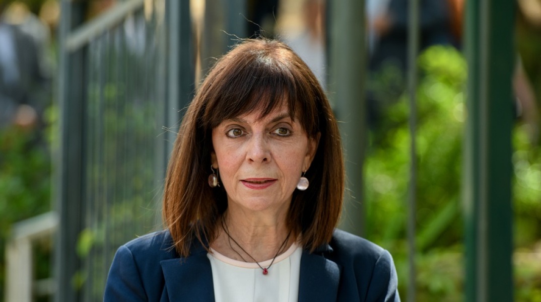 Η Πρόεδρος της Δημοκρατίας, Κατερίνα Σακελλαροπούλου στην Ακρόπολη